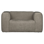 Bean fauteuil grove melange stof travertin